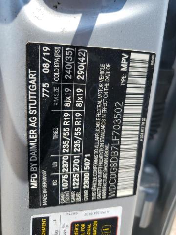 2020 MERCEDES-BENZ GLC 300 WDC0G8DB7LF703502