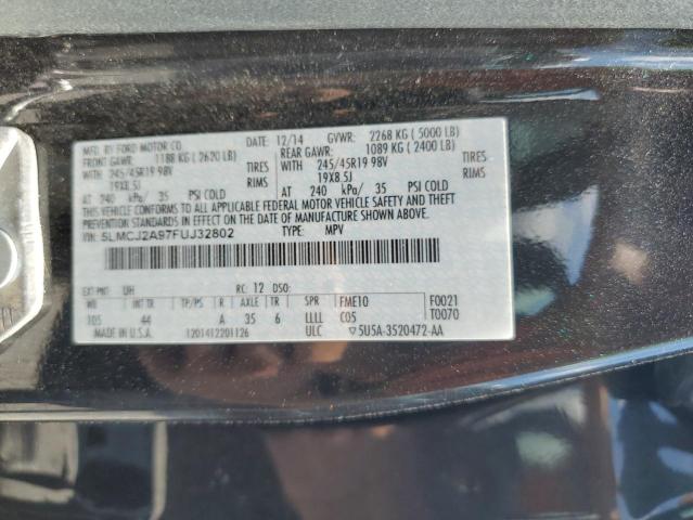 2015 LINCOLN MKC 5LMCJ2A97FUJ32802