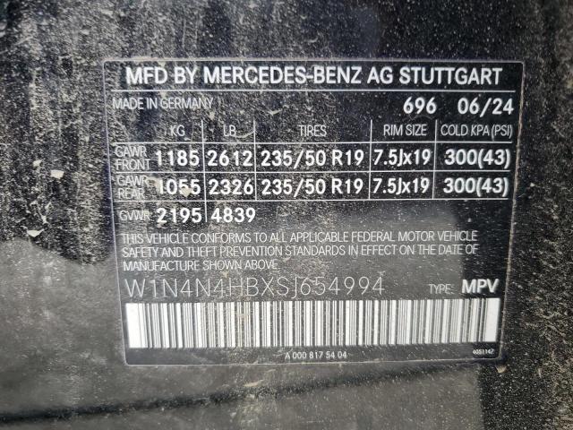 2025 MERCEDES-BENZ GLA 250 4M W1N4N4HBXSJ654994