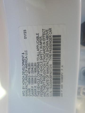 2023 ACURA INTEGRA A-SPEC 19UDE4H39PA017216