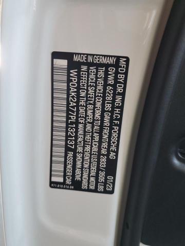 2023 PORSCHE PANAMERA 4S E-HYBRID WP0AK2A77PL132137