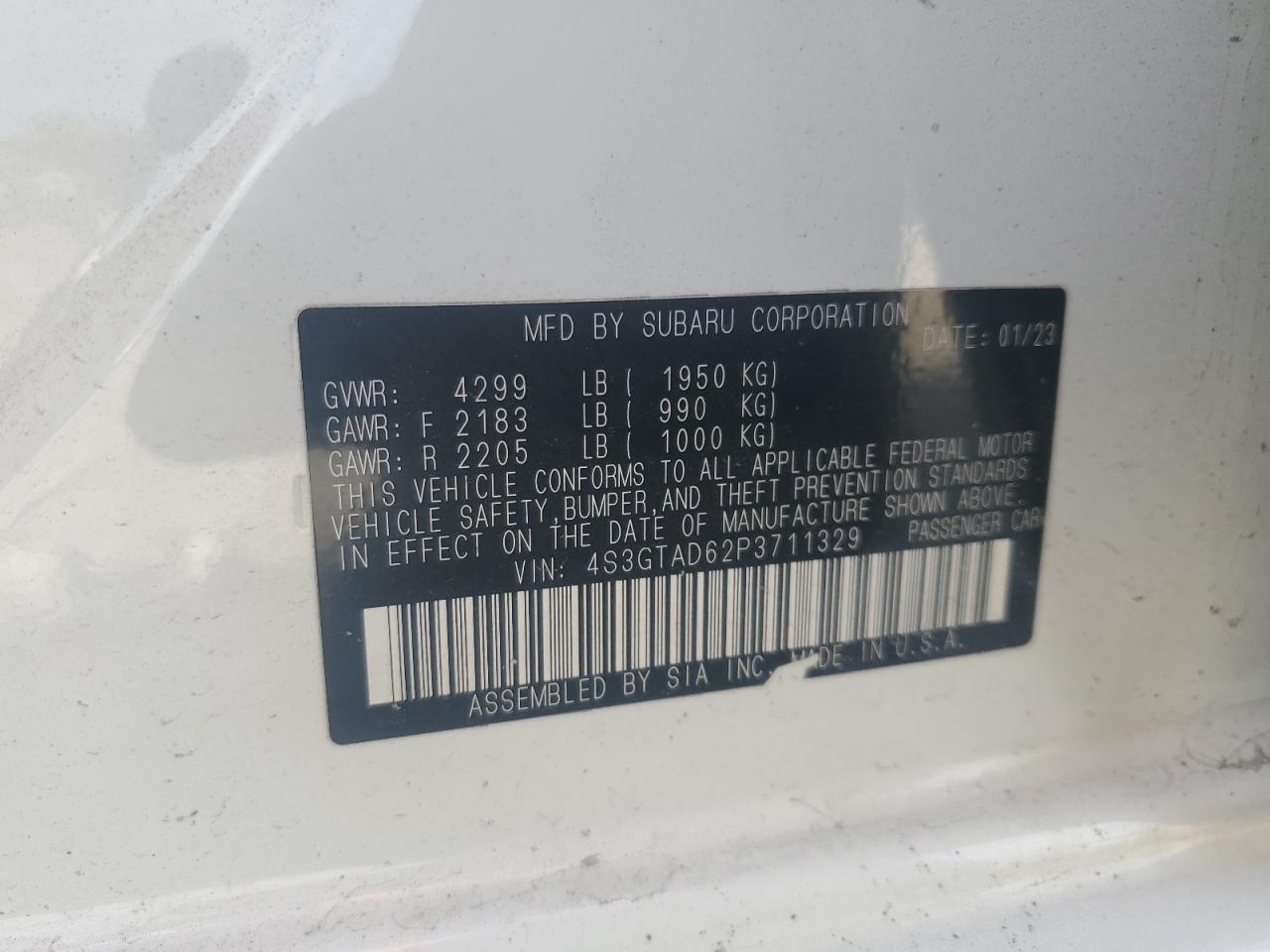 SUBARU IMPREZA PREMIUM