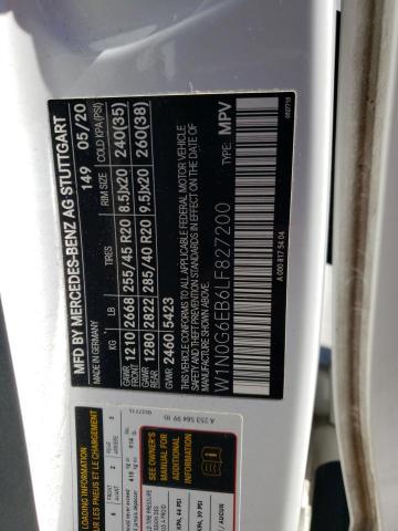 2020 MERCEDES-BENZ GLC 43 4MA W1N0G6EB6LF827200