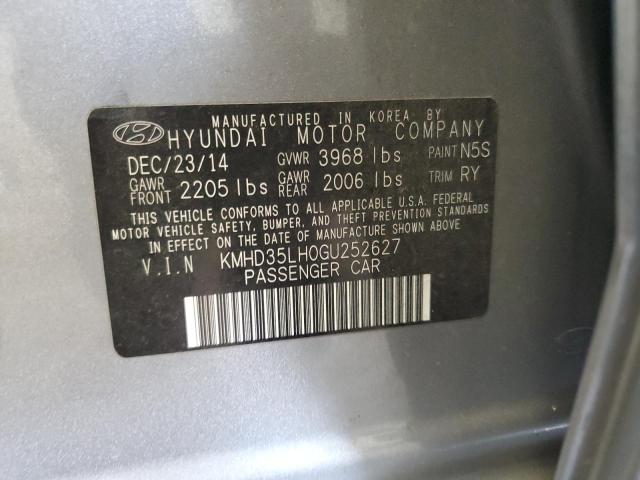 2016 HYUNDAI ELANTRA GT KMHD35LH0GU252627