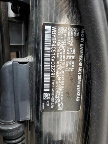 2019 BMW I3 REX WBY8P4C51KVD32291