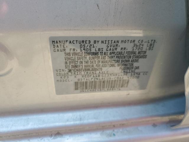 2021 NISSAN VERSA SV 3N1CN8EV8ML888476