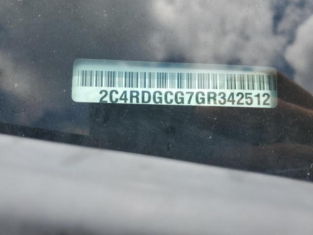 2016 DODGE GRAND CARA 2C4RDGCG7GR342512