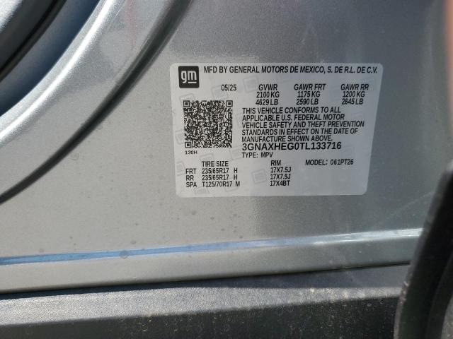 2026 CHEVROLET EQUINOX LT 3GNAXHEG0TL133716