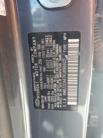 2019 HYUNDAI TUCSON SE KM8J2CA47KU886603
