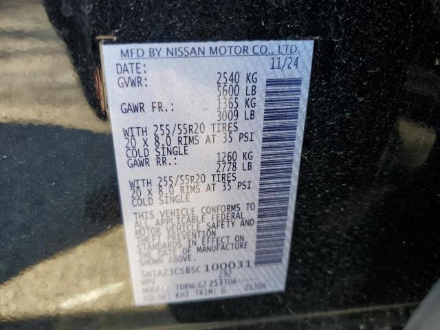 2025 NISSAN MURANO SL 5N1AZ3CS8SC100031