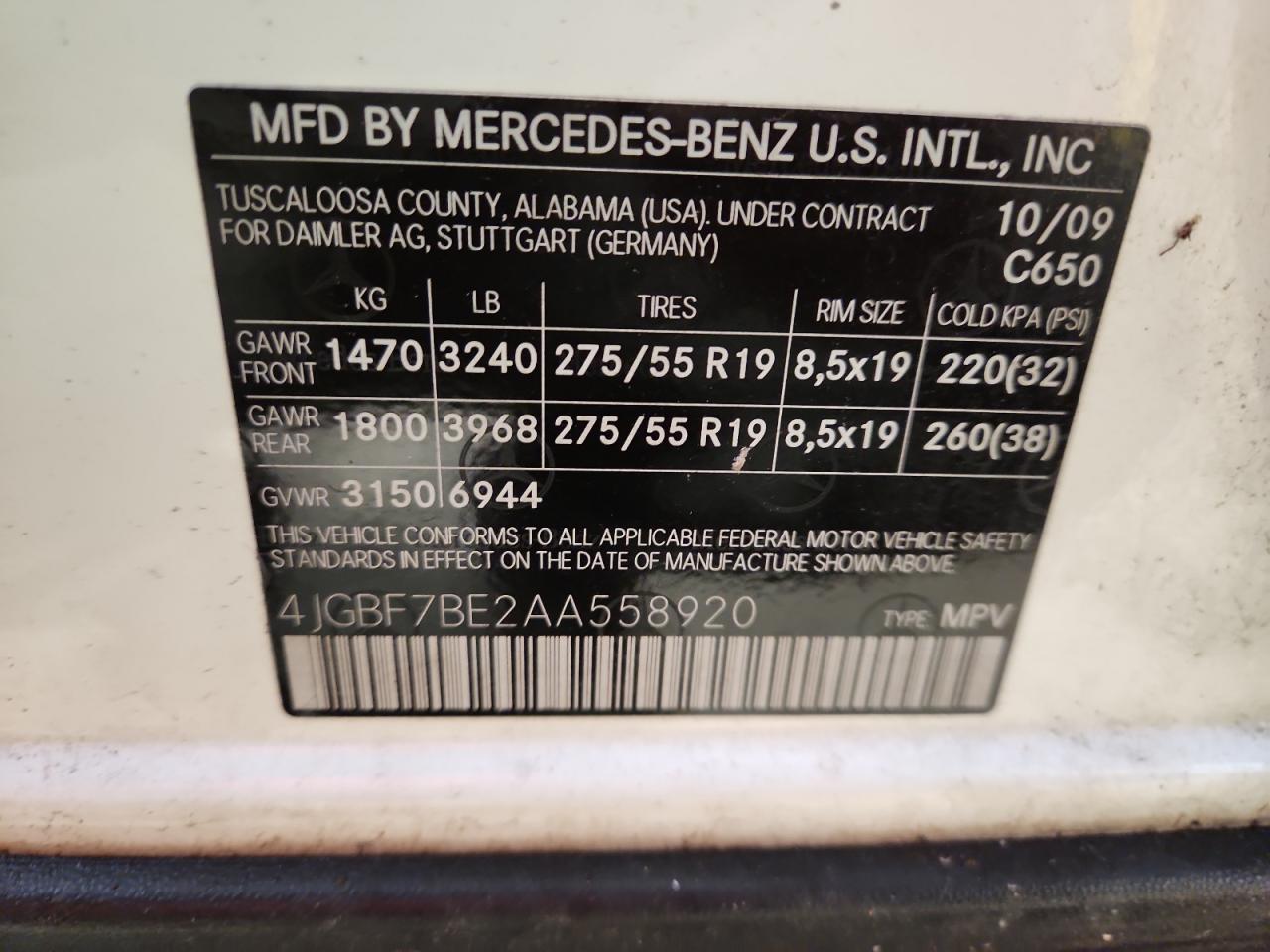 MERCEDES-BENZ GL-CLASS 450 4MATIC