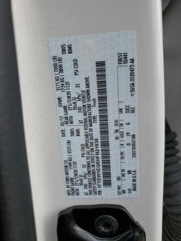 2017 FORD F150 SUPER - 1FTEW1EG5HFB21938