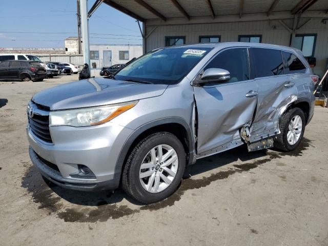 TOYOTA HIGHLANDER 2016 silver  gas 5TDZKRFH3GS184845 photo #1