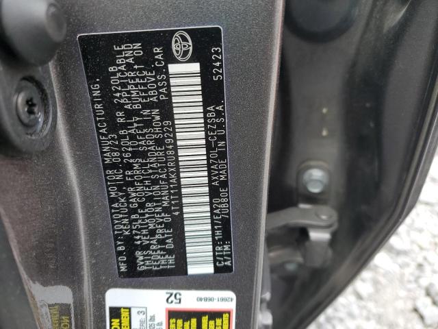 2024 TOYOTA CAMRY SE NIGHT SHADE 4T1T11AKXRU849229
