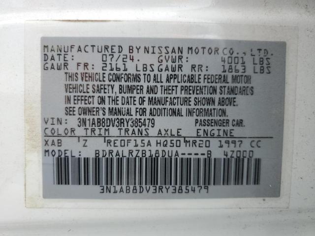 2024 NISSAN SENTRA SR 3N1AB8DV3RY385479