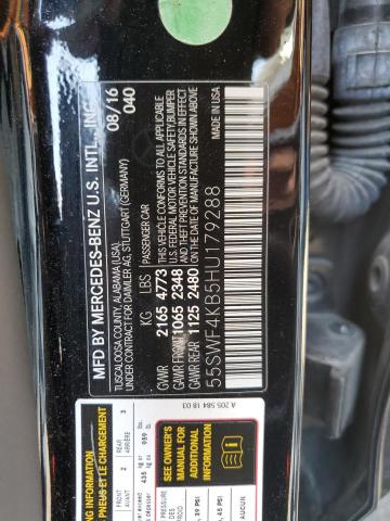 2017 MERCEDES-BENZ C 300 4MATIC 55SWF4KB5HU179288