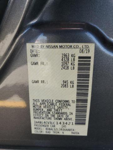 2020 NISSAN ALTIMA SR - 1N4BL4CV3LC143421
