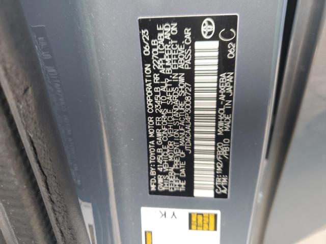 2023 TOYOTA PRIUS LE JTDACAAU4P3008727