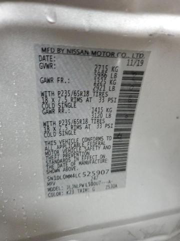 2020 INFINITI QX60 LUXE 5N1DL0MM4LC525907