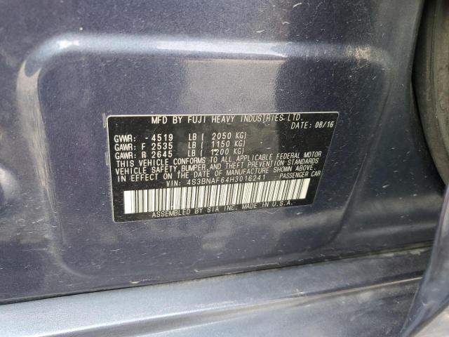 2017 SUBARU LEGACY 2.5 - 4S3BNAF64H3016241