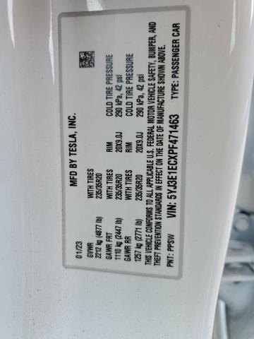 2023 TESLA MODEL 3 - 5YJ3E1ECXPF471463