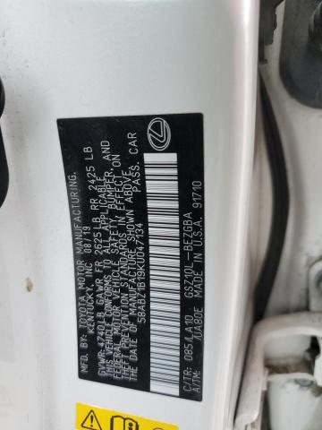 2019 LEXUS ES 350 58ABZ1B19KU047134