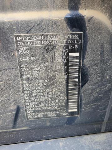 2016 NISSAN ROGUE S KNMAT2MV4GP634054