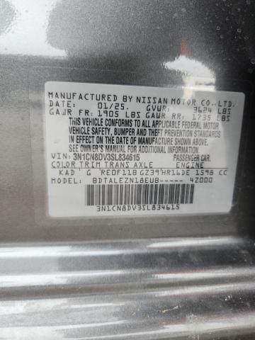 2025 NISSAN VERSA S 3N1CN8DV3SL834615