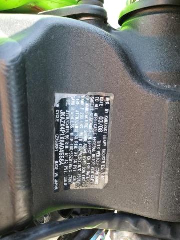 2008 KAWASAKI ZX600 P JKAZX4P1X8A045584