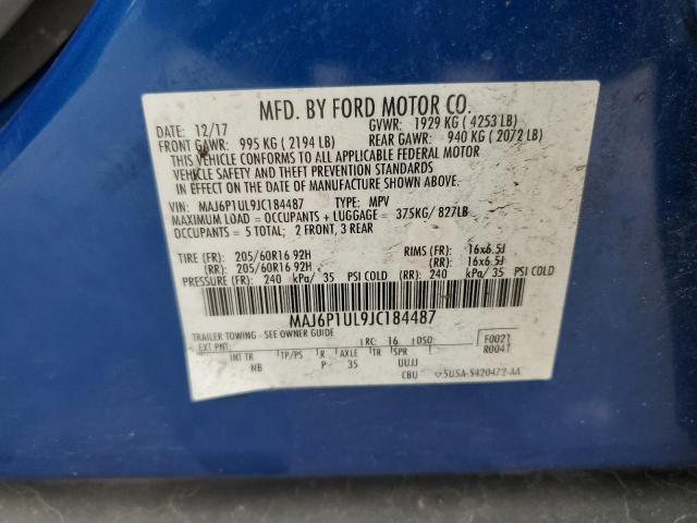 2018 FORD ECOSPORT S - MAJ6P1UL9JC184487