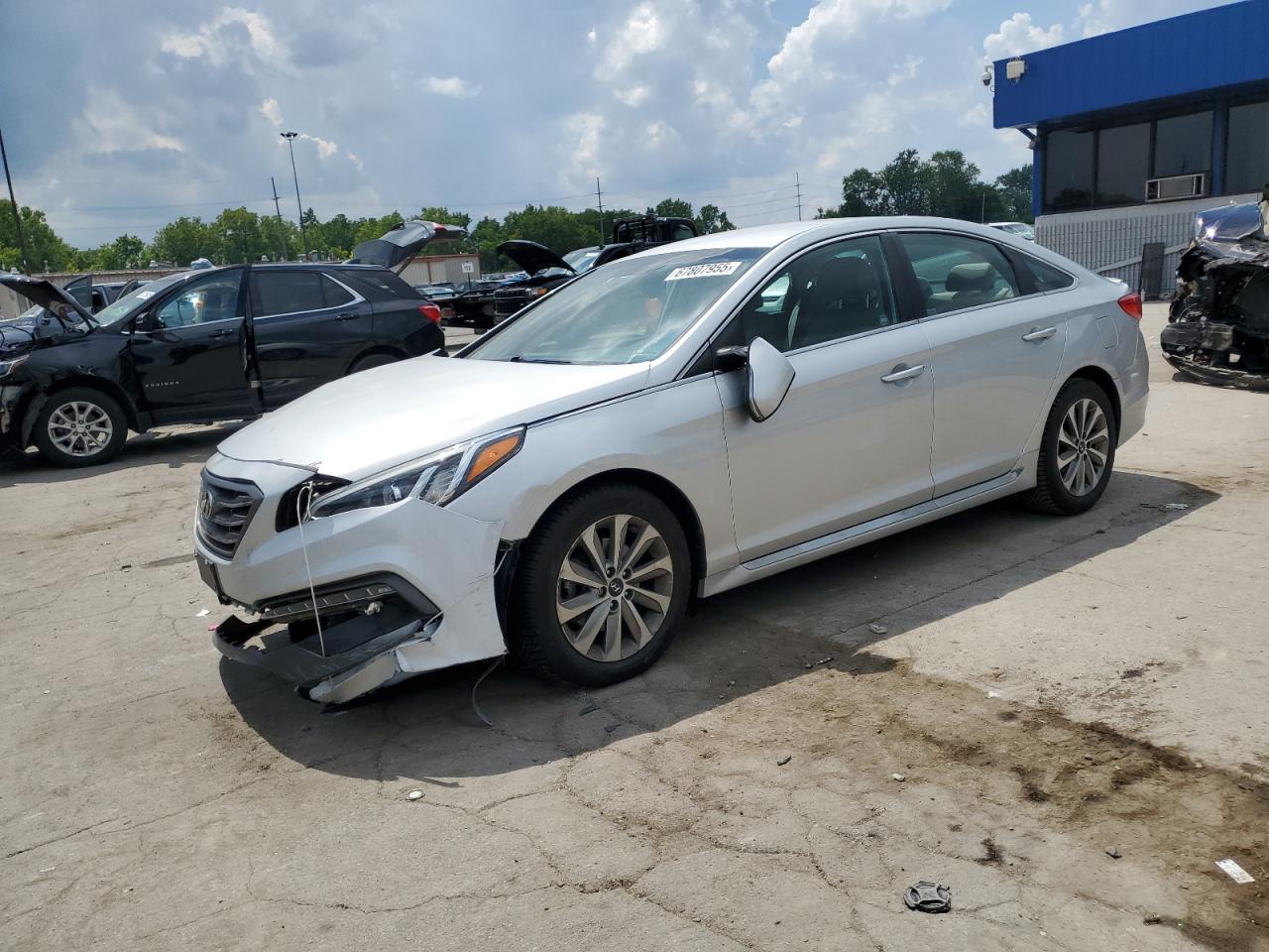 Lot #3222811581 2015 HYUNDAI SONATA SPORT