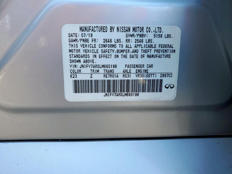 2020 INFINITI Q50 RED SP JN1FV7AR0LM660198