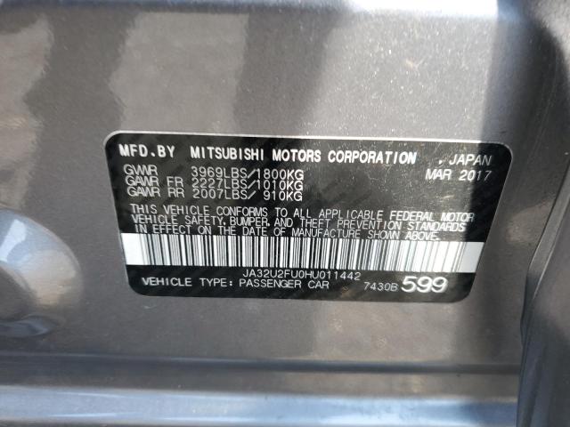 2017 MITSUBISHI LANCER ES JA32U2FU0HU011442