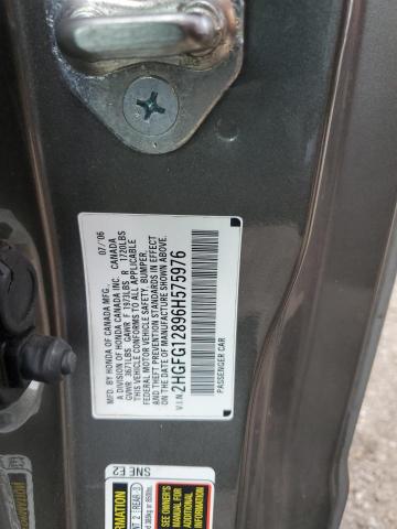 2006 HONDA CIVIC EX #3290040260