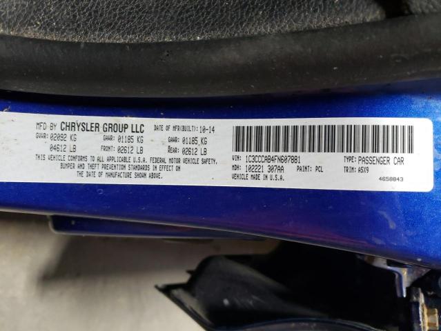 2015 CHRYSLER 200 LIMITE - 1C3CCCAB4FN607881
