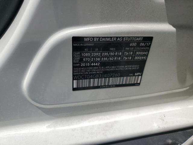2018 MERCEDES-BENZ GLA 250 4M WDCTG4GB3JJ407260