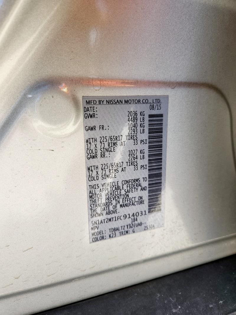 2015 NISSAN ROGUE S - 5N1AT2MT1FC914031