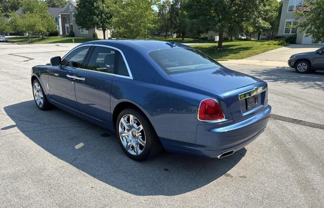 ROLLS-ROYCE GHOST 2011 blue sedan 4d gas SCA664S50BUX49702 photo #4