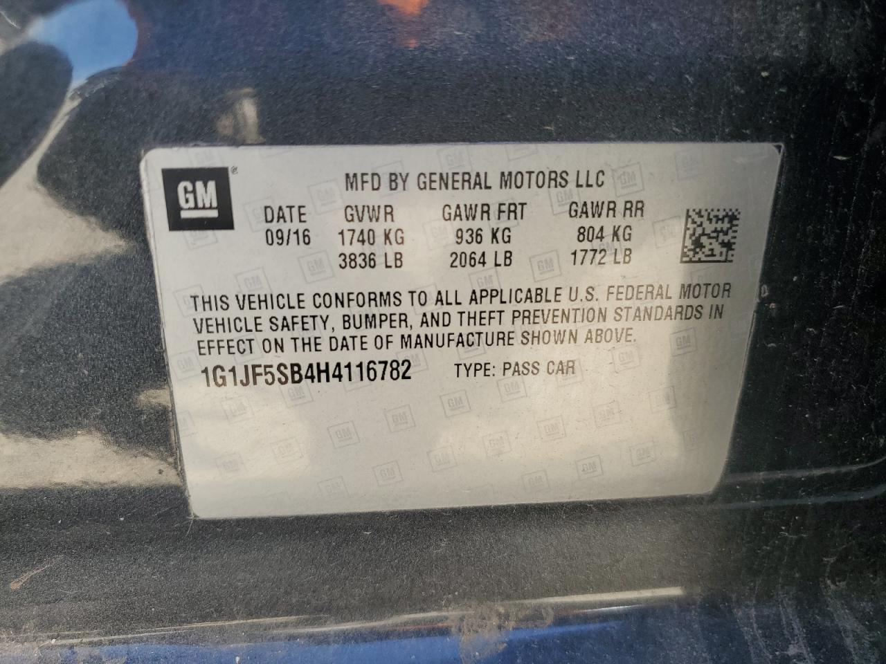 CHEVROLET SONIC PREMIER