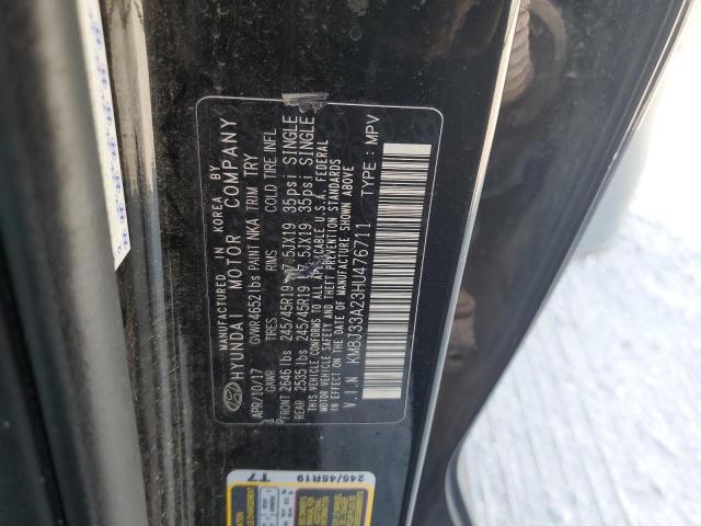 2017 HYUNDAI TUCSON LIM KM8J33A23HU476711