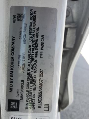 2021 CHEVROLET SPARK KL8CB6SA8MC712527