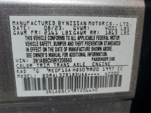 2024 NISSAN SENTRA SV 3N1AB8CV9RY206640