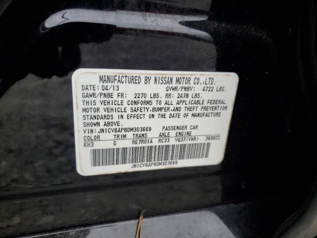 2013 INFINITI G37 BASE - JN1CV6AP8DM303669