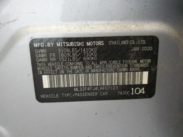 2020 MITSUBISHI MIRAGE G4 ML32F4FJ4LHF07123