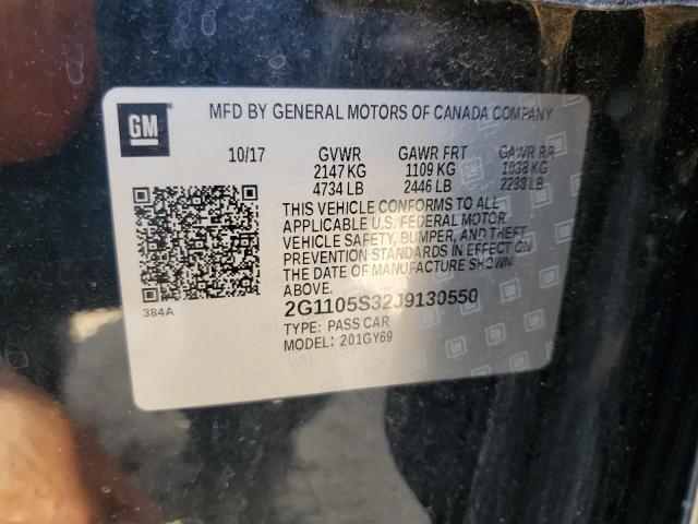 2018 CHEVROLET IMPALA LT 2G1105S32J9130550