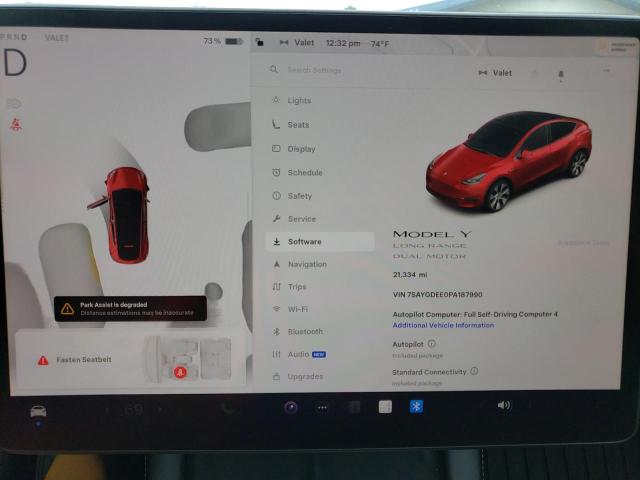 2023 TESLA MODEL Y 7SAYGDEE0PA187990
