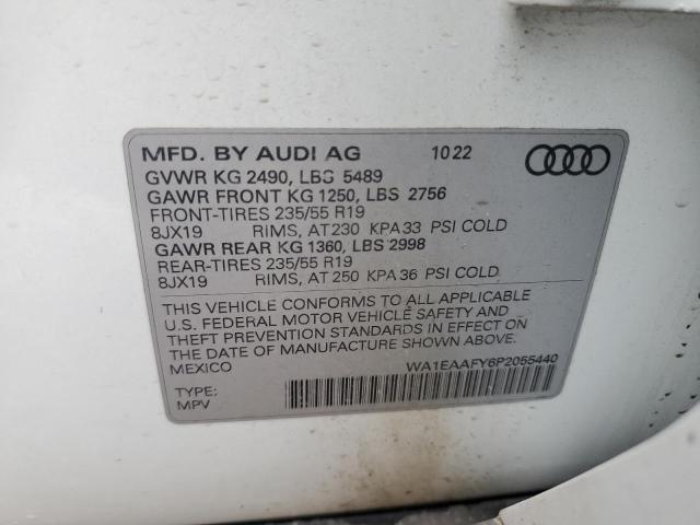 2023 AUDI Q5 PREMIUM WA1EAAFY6P2055440