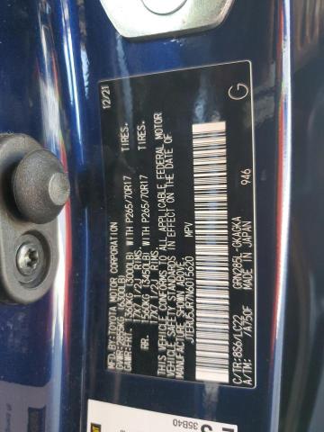 2022 TOYOTA 4RUNNER SR5 PREMIUM JTERU5JR7N6015620