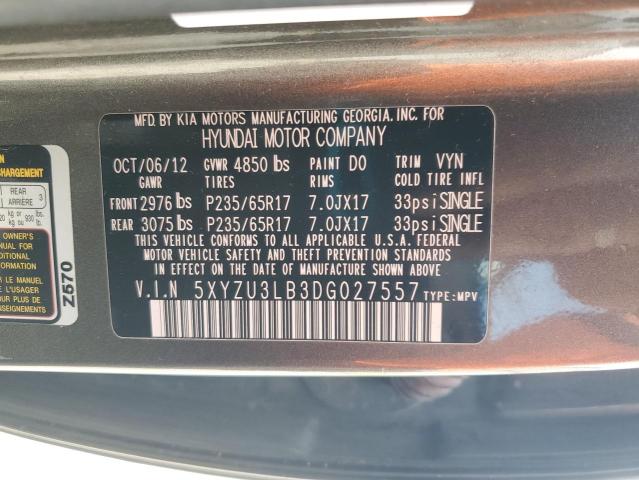 2013 HYUNDAI SANTA FE S - 5XYZU3LB3DG027557