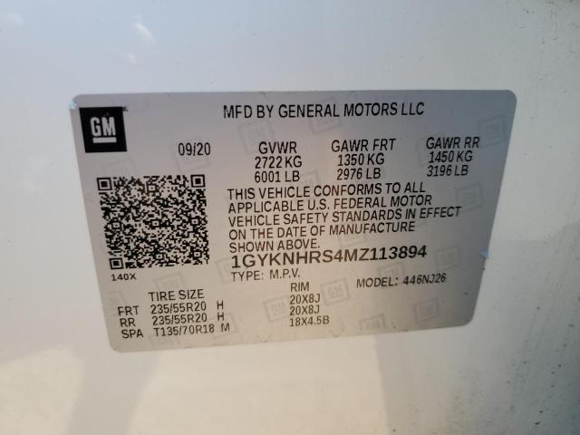 2021 CADILLAC XT5 SPORT - 1GYKNHRS4MZ113894